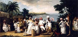 West Indian Village with Figures Dancing | Agostino Brunias | Painting Reproduction