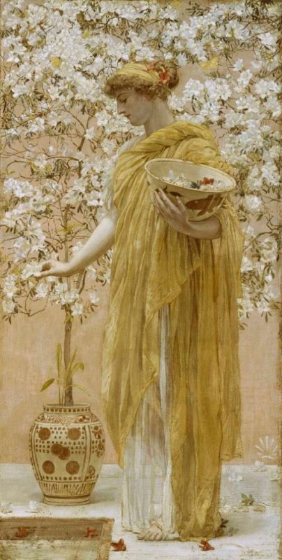 Azaleas, c.1868 | Albert Joseph Moore | Giclée Canvas Print