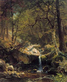 Bierstadt | Mountain Brook, 1863 | Giclée Canvas Print
