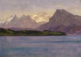 Bierstadt | Alaskan Coast Range, c.1889 | Giclée Canvas Print