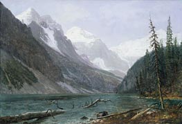Bierstadt | Canadian Rockies, Lake Louise, c.1889 | Giclée Canvas Print