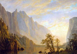 Bierstadt | Mountain Scene and River, undated | Giclée Canvas Print