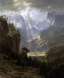 Bierstadt | Rocky Mountains, Lander's Peak, 1863 | Giclée Canvas Print
