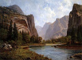 Bierstadt | Gates of the Yosemite, c.1882 | Giclée Canvas Print