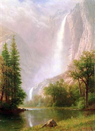 Bierstadt | Yosemite Falls, c.1865/70 | Giclée Canvas Print