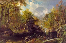 The Emerald Pool, 1870 by Bierstadt | Canvas Print