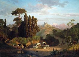 Italian Mountains | Bierstadt | Painting Reproduction