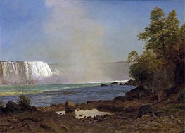 Niagarafälle, 1863 von Bierstadt | Leinwand Kunstdruck