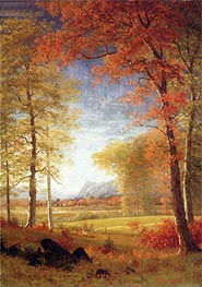 Autumn in America, Oneida County, New York, n.d. von Bierstadt | Leinwand Kunstdruck
