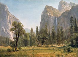 Bierstadt | Bridal Veil Falls, Yosemite Valley, California, c.1871/73 | Giclée Canvas Print