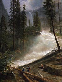 Bierstadt | Nevada Falls, Yosemite, c.1872/73 | Giclée Canvas Print