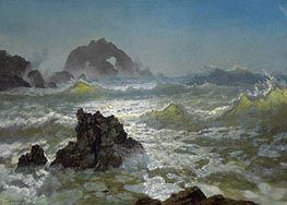 Bierstadt | Seal Rock, California, c.1872 | Giclée Canvas Print