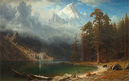 Mount Corcoran, c.1876/77 von Bierstadt | Leinwand Kunstdruck