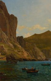 Capri, 1857 von Bierstadt | Giclée-Kunstdruck
