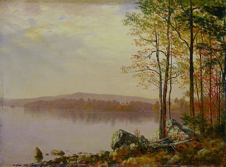 Landschaft, 1899 | Bierstadt | Giclée Leinwand Kunstdruck