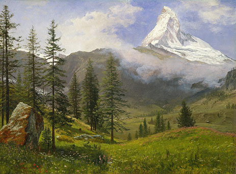 Bierstadt | The Matterhorn, c.1867 | Giclée Canvas Print