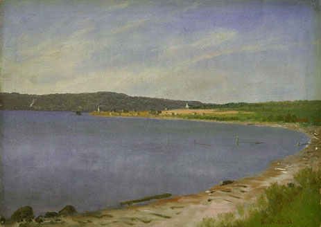 Bucht von San Francisco, c.1871/73 | Bierstadt | Giclée Leinwand Kunstdruck