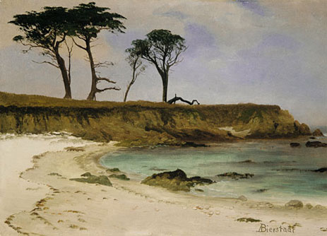 Sea Cove, c.1880/90 | Bierstadt | Giclée Leinwand Kunstdruck