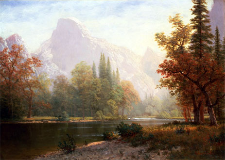 Half Dome, Yosemite, n.d. | Bierstadt | Giclée Leinwand Kunstdruck