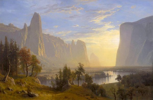 Yosemite-Tal, 1868 | Bierstadt | Giclée Leinwand Kunstdruck