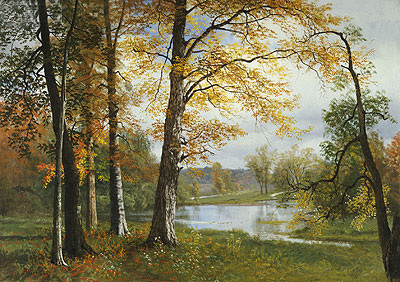 A Quiet Lake, n.d. | Bierstadt | Giclée Canvas Print