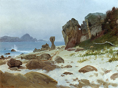 Bay of Monterey, n.d. | Bierstadt | Giclée Leinwand Kunstdruck