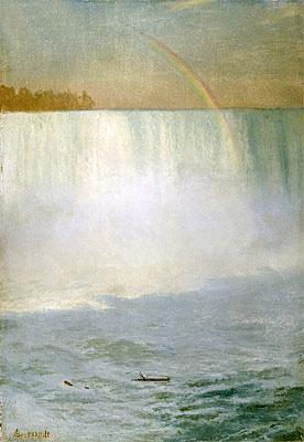 Wasserfall und Regenbogen, Niagara, n.d. | Bierstadt
