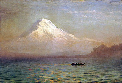 Sunrise on Mount Tacoma, n.d. | Bierstadt | Giclée Leinwand Kunstdruck