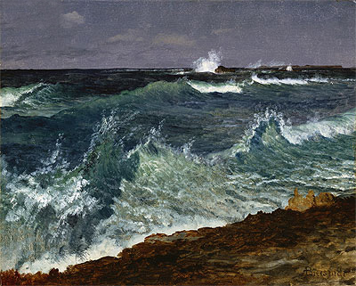 Seascape, n.d. | Bierstadt | Giclée Canvas Print