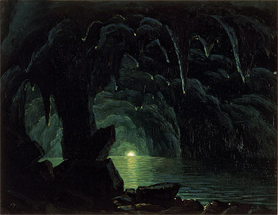 The Blue Grotto, Capri, n.d. | Bierstadt | Giclée Leinwand Kunstdruck