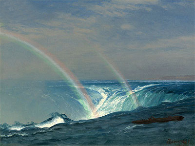 Heimat des Regenbogens, Horseshoe-Fälle, Niagara, n.d. | Bierstadt