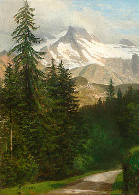 Scene near Estes Park, n.d. | Bierstadt | Giclée Leinwand Kunstdruck
