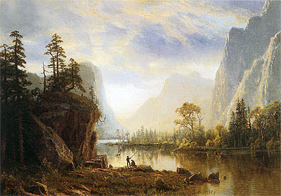 Yosemite Valley, 1863 | Bierstadt | Giclée Leinwand Kunstdruck