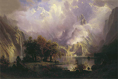 Rocky-Mountains-Landschaft, 1870 | Bierstadt