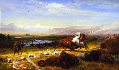 The Last of the Buffalo, 1888 | Bierstadt | Giclée Canvas Print