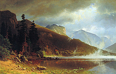 Bierstadt | Echo Lake, Franconia Mountains, New Hampshire, 1861 | Giclée Canvas Print