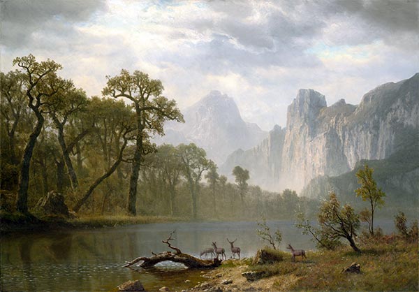 Im Yosemite-Tal, 1866 | Bierstadt