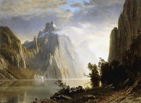 Ein See in der Sierra Nevada, 1867 | Bierstadt