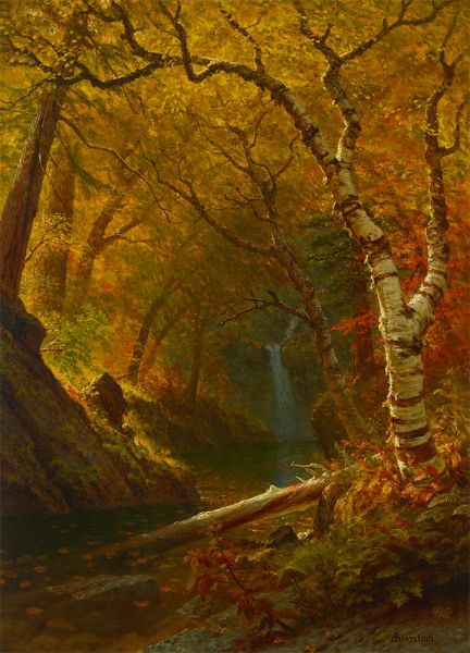Woodland Pool, c.1870 | Bierstadt | Giclée Canvas Print