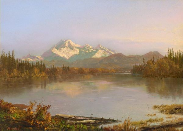 Mount Baker, Washington, c.1890 | Bierstadt | Giclée Leinwand Kunstdruck