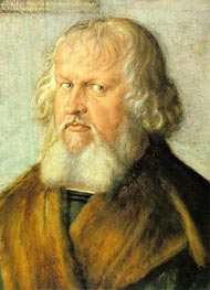 Portrait of Hieronymus Holzschuher, 1526 by Durer | Canvas Print