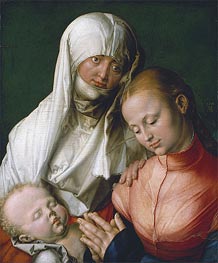 Saint Anne with the Virgin and Child, 1519 von Durer | Leinwand Kunstdruck