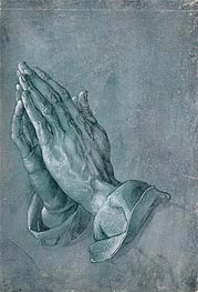 Hands of an Apostle (Praying Hands), 1508 von Durer | Papier-Kunstdruck