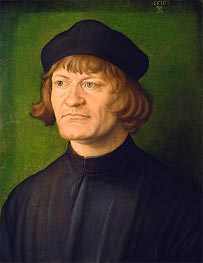 Durer | Portrait of a Clergyman (Johann Dorsch) | Giclée Canvas Print