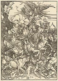 Durer | The Four Horsemen, 1498 | Giclée Paper Print
