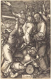 Der Verrat an Christus, 1508 von Durer | Papier-Kunstdruck