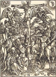 Die Kreuzigung, c.1497/98 von Durer | Papier-Kunstdruck