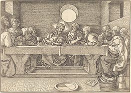 Das letzte Abendmahl, 1523 von Durer | Papier-Kunstdruck