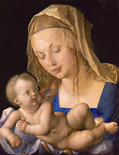 Virgin and Child with Half a Pear, 1512 | Durer