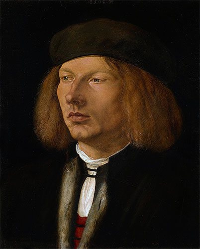 Portrait of Burkard von Speyer, 1506 | Durer | Giclée Leinwand Kunstdruck